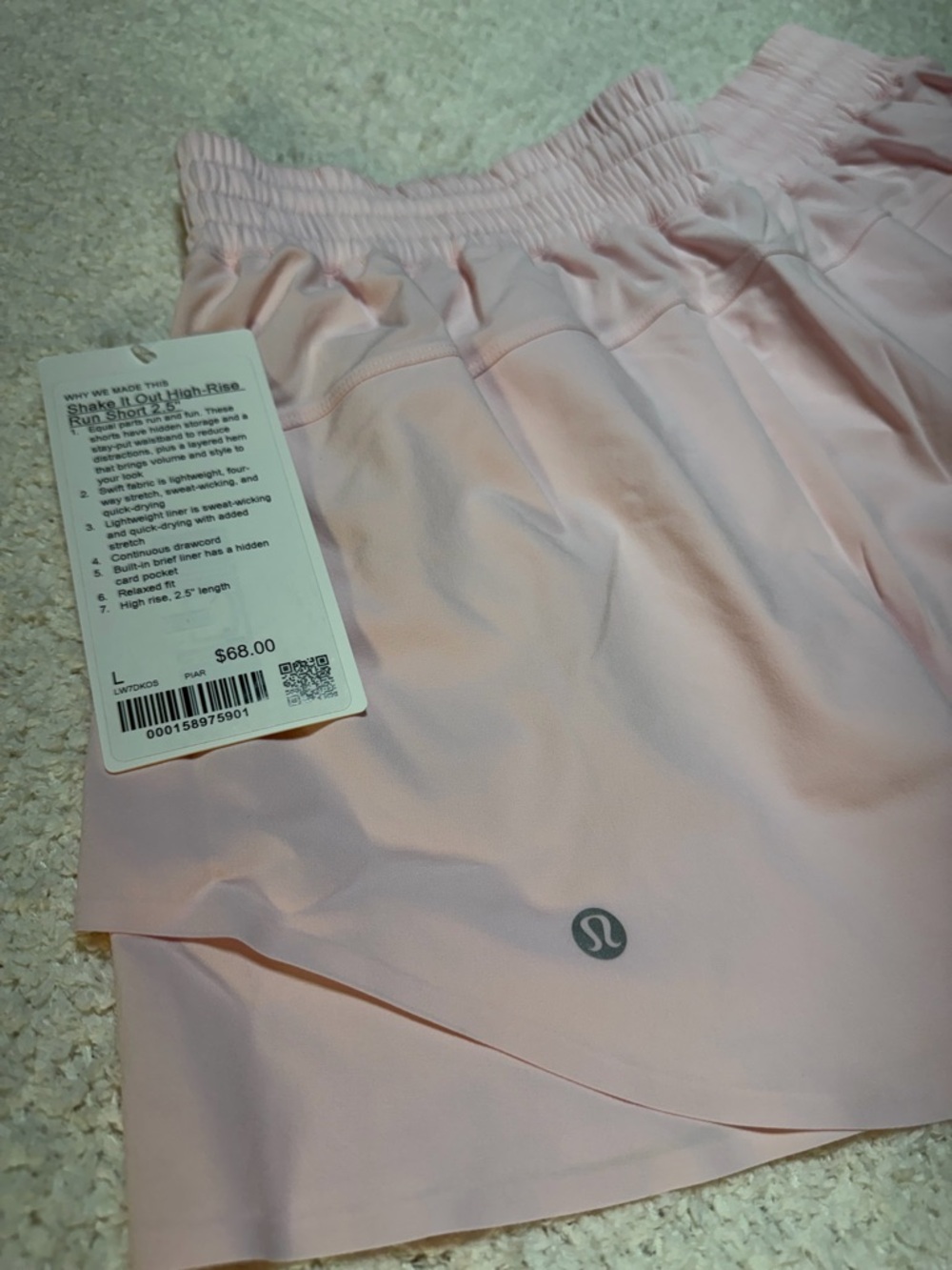 lululemon athletica Pink Athletic Shorts - Picture 2 of 3